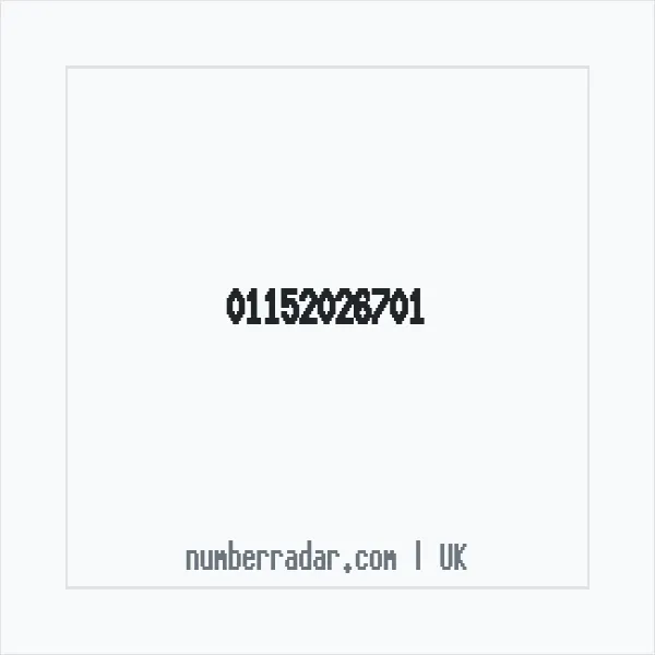 Reverse number check for +44 115 202 6701 — who called me?