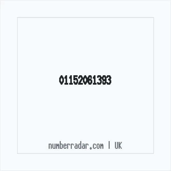 Reverse number check for +44 115 206 1393 — who called me?