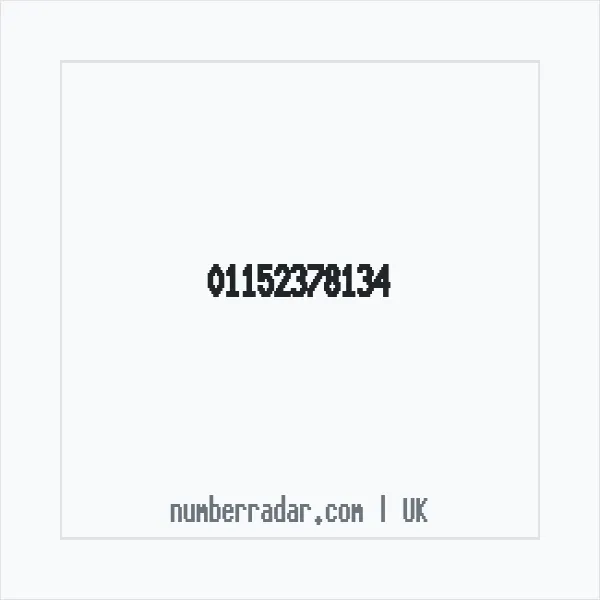 Reverse number check for +44 115 237 8134 — who called me?