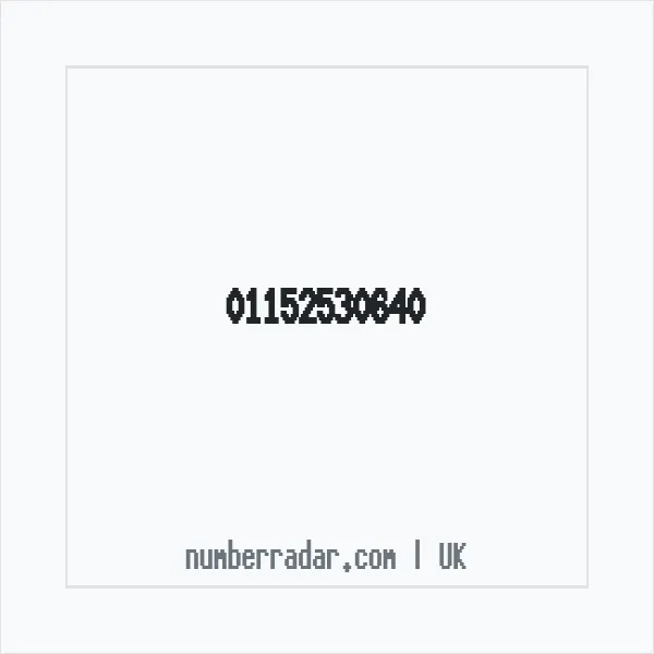 Reverse number check for +44 115 253 0640 — who called me?