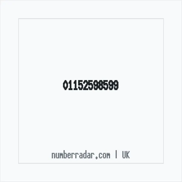 Reverse number check for +44 115 259 8599 — who called me?