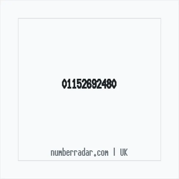 Reverse number check for +44 115 269 2480 — who called me?