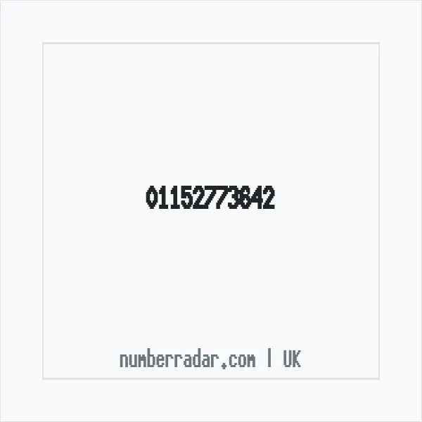 Reverse number check for +44 115 277 3642 — who called me?