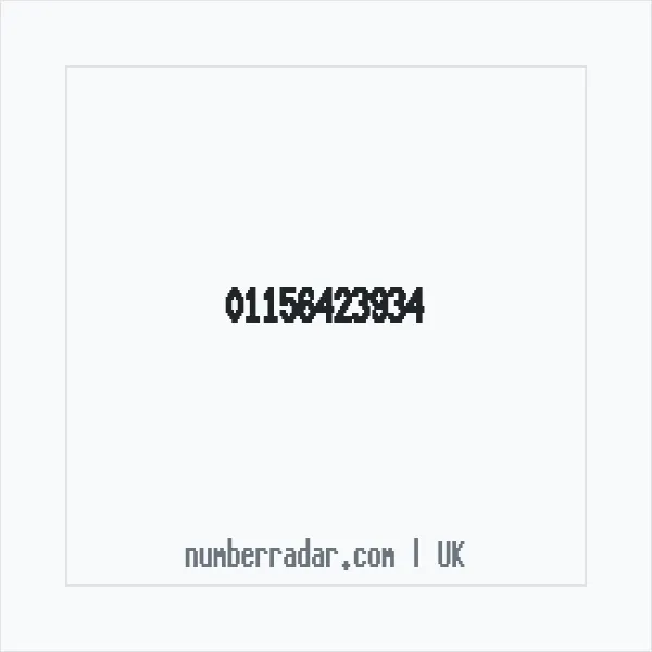 Reverse number check for +44 115 642 3934 — who called me?