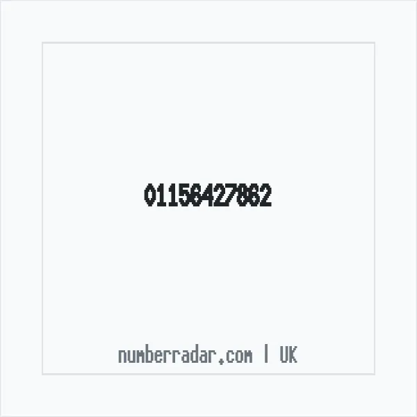 Reverse number check for +44 115 642 7862 — who called me?
