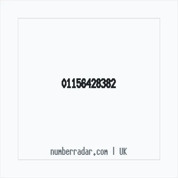 Reverse number check for +44 115 642 8382 — who called me?