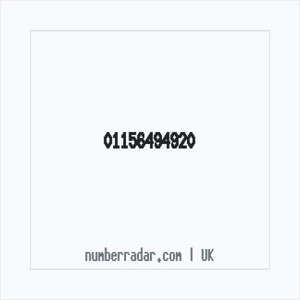 Reverse number check for +44 115 649 4920 — who called me?