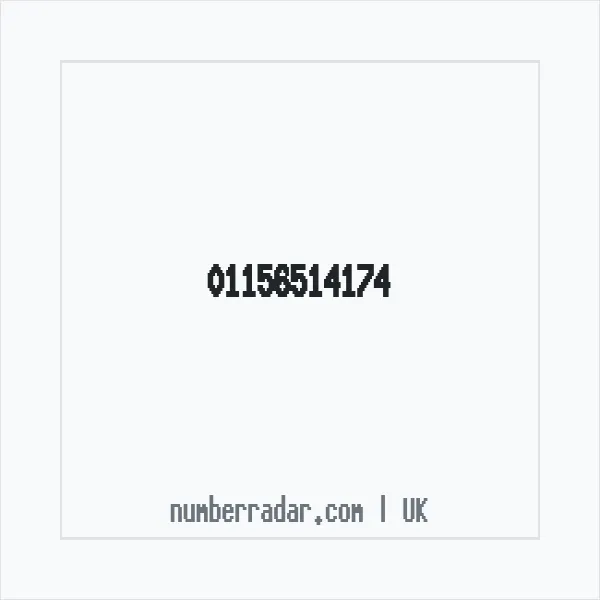 Reverse number check for +44 115 651 4174 — who called me?