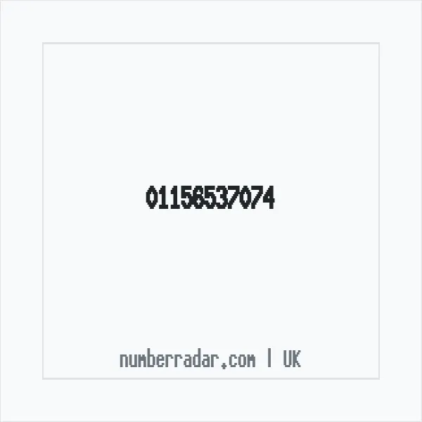 Reverse number check for +44 115 653 7074 — who called me?