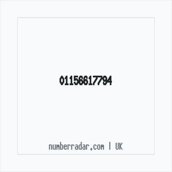 Reverse number check for +44 115 661 7794 — who called me?