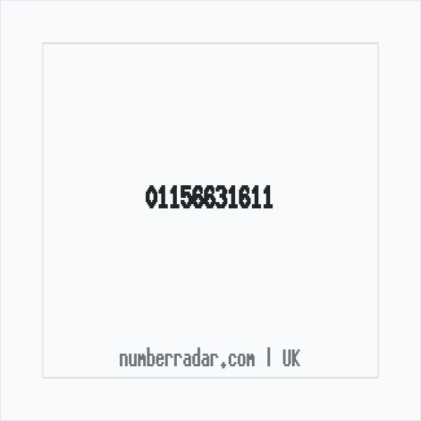 Reverse number check for +44 115 663 1611 — who called me?