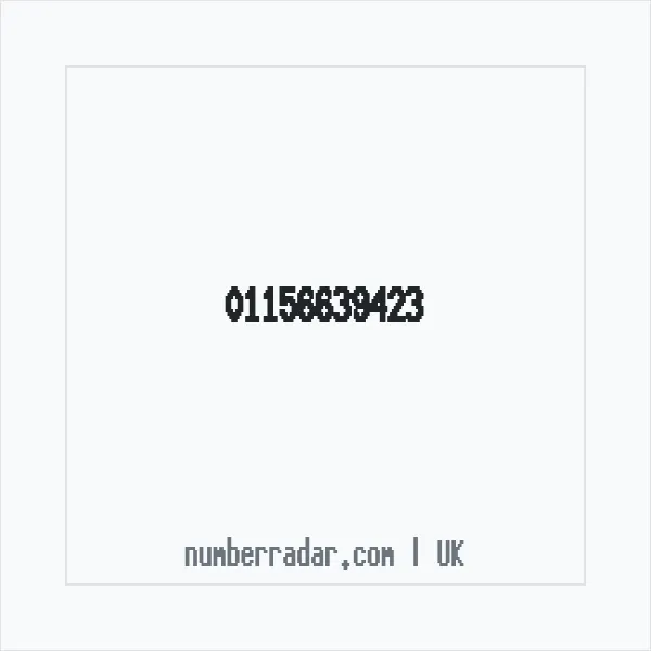 Reverse number check for +44 115 663 9423 — who called me?