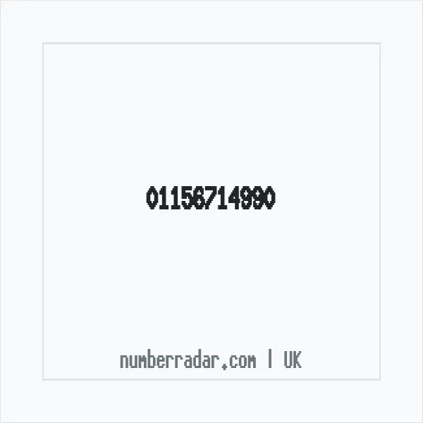 Reverse number check for +44 115 671 4990 — who called me?