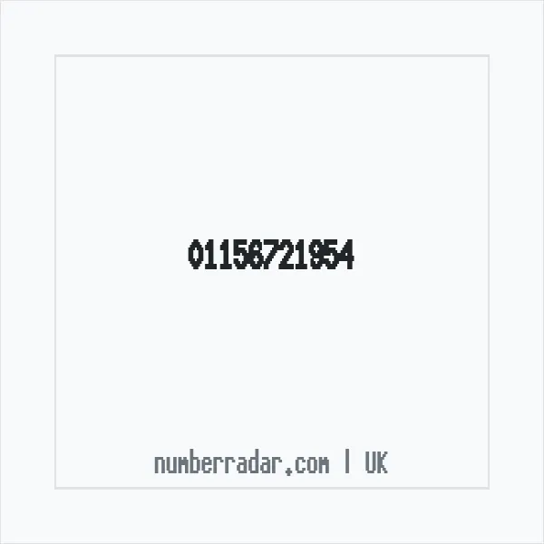 Reverse number check for +44 115 672 1954 — who called me?