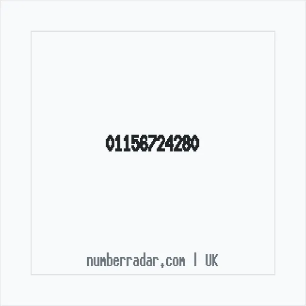 Reverse number check for +44 115 672 4280 — who called me?