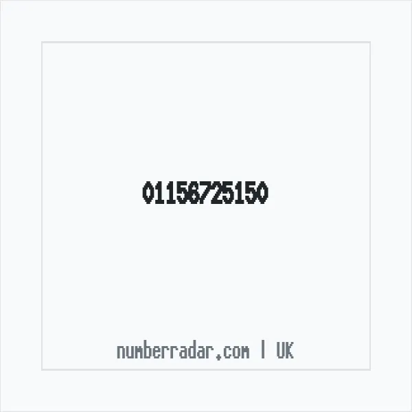 Reverse number check for +44 115 672 5150 — who called me?