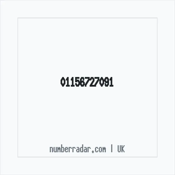 Reverse number check for +44 115 672 7091 — who called me?