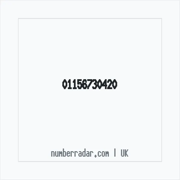 Reverse number check for +44 115 673 0420 — who called me?
