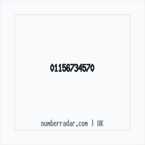 Reverse number check for +44 115 673 4570 — who called me?