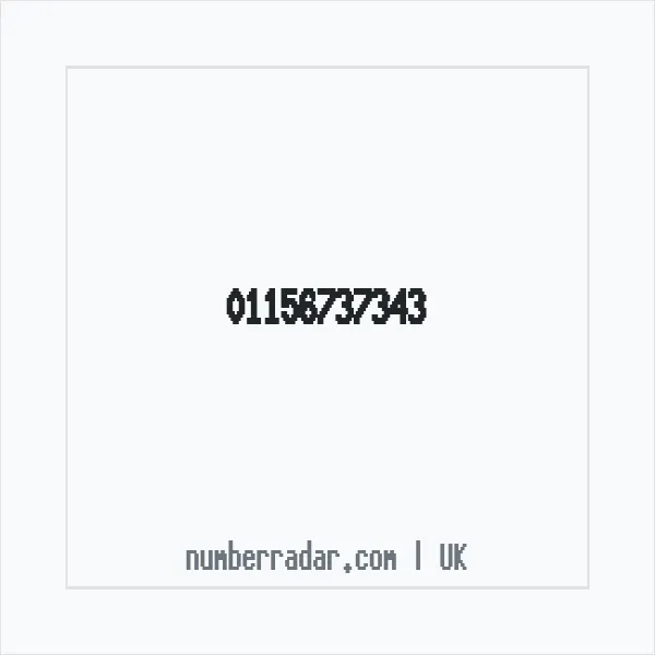 Reverse number check for +44 115 673 7343 — who called me?