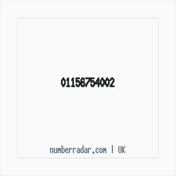 Reverse number check for +44 115 675 4002 — who called me?