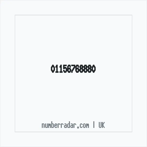 Reverse number check for +44 115 676 8880 — who called me?