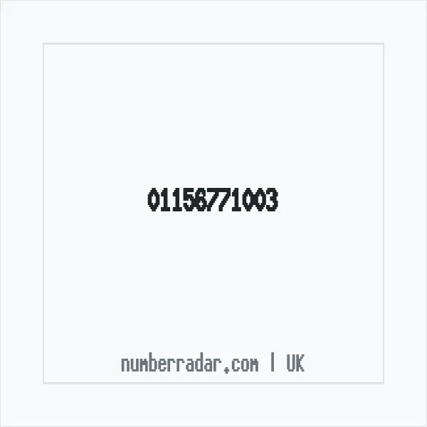 Reverse number check for +44 115 677 1003 — who called me?