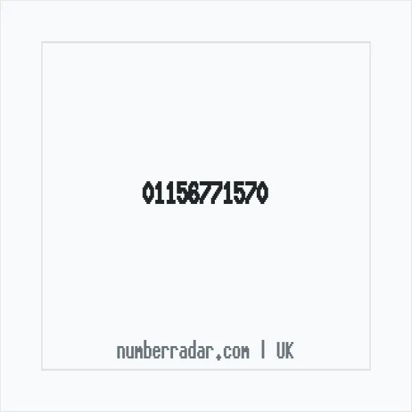 Reverse number check for +44 115 677 1570 — who called me?