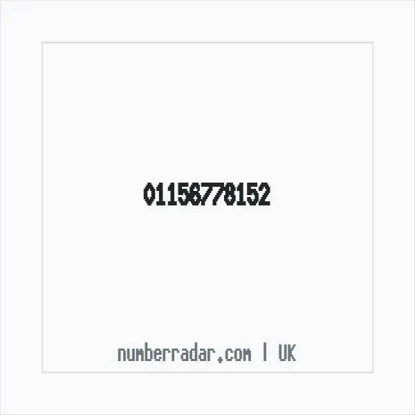 Reverse number check for +44 115 677 8152 — who called me?