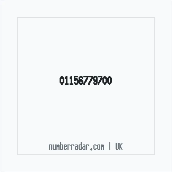 Reverse number check for +44 115 677 9700 — who called me?