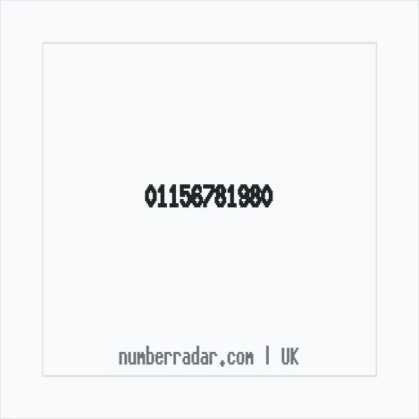 Reverse number check for +44 115 678 1980 — who called me?