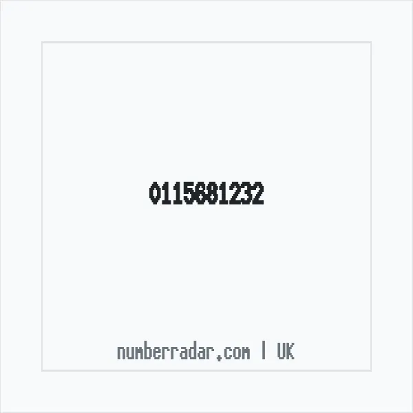 Reverse number check for +44 115681232 — who called me?