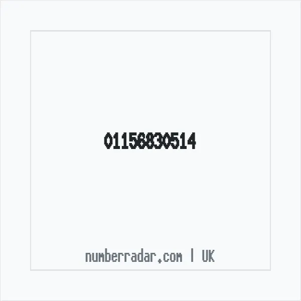 Reverse number check for +44 115 683 0514 — who called me?