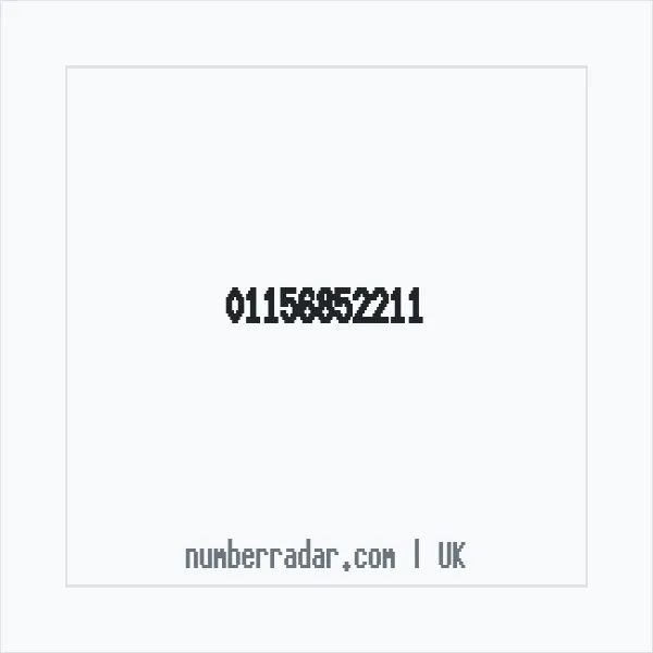 Reverse number check for +44 115 685 2211 — who called me?