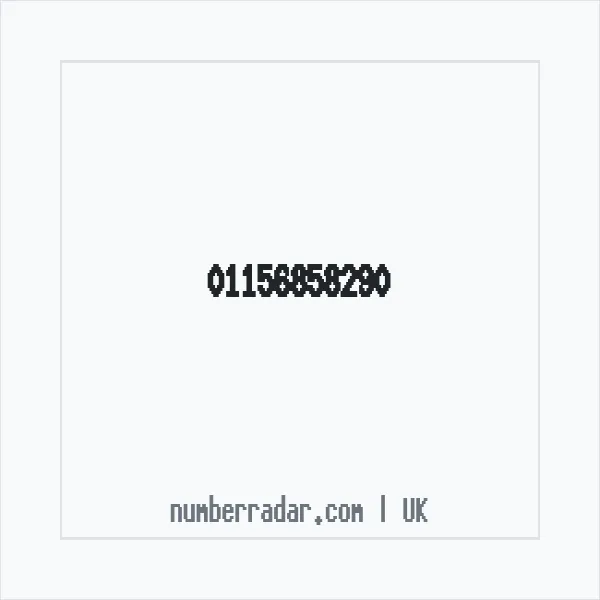 Reverse number check for +44 115 685 8290 — who called me?