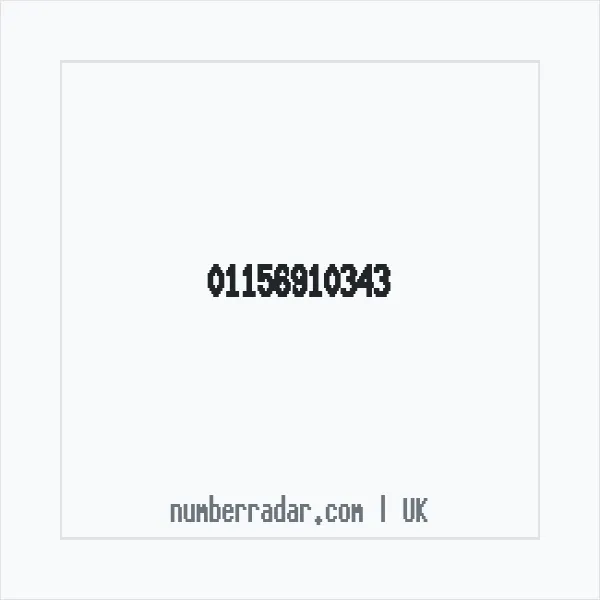 Reverse number check for +44 115 691 0343 — who called me?