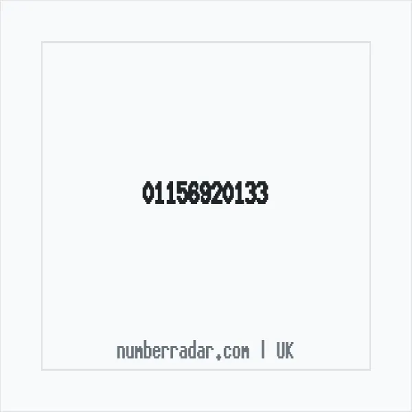 Reverse number check for +44 115 692 0133 — who called me?