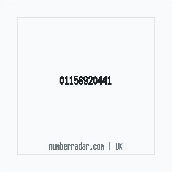 Reverse number check for +44 115 692 0441 — who called me?