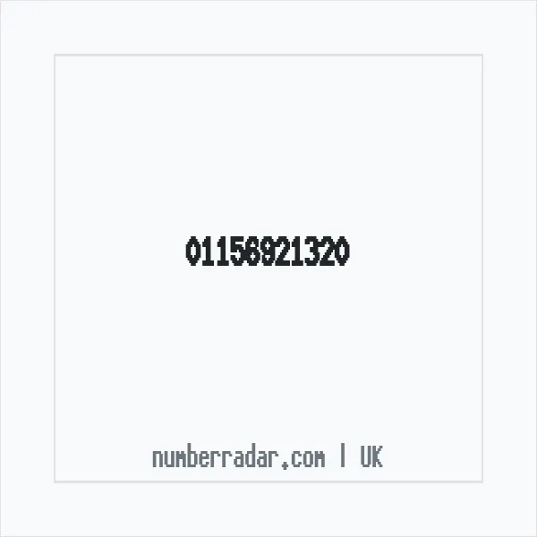 Reverse number check for +44 115 692 1320 — who called me?