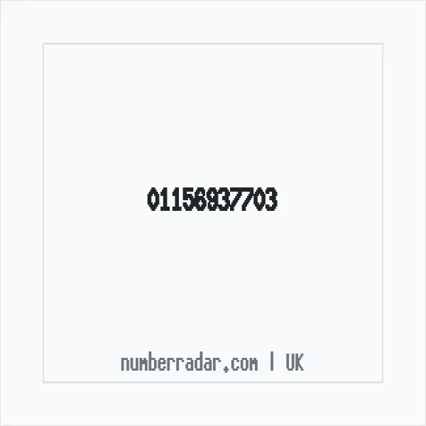 Reverse number check for +44 115 693 7703 — who called me?