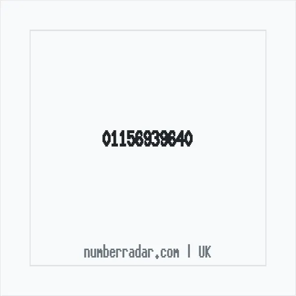 Reverse number check for +44 115 693 9640 — who called me?