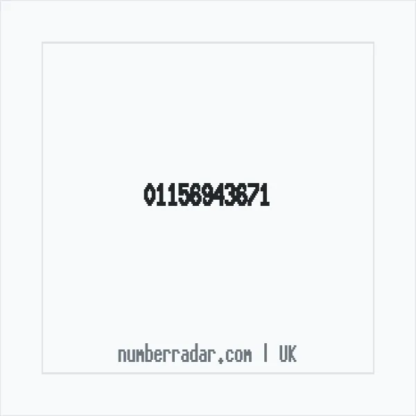 Reverse number check for +44 115 694 3671 — who called me?