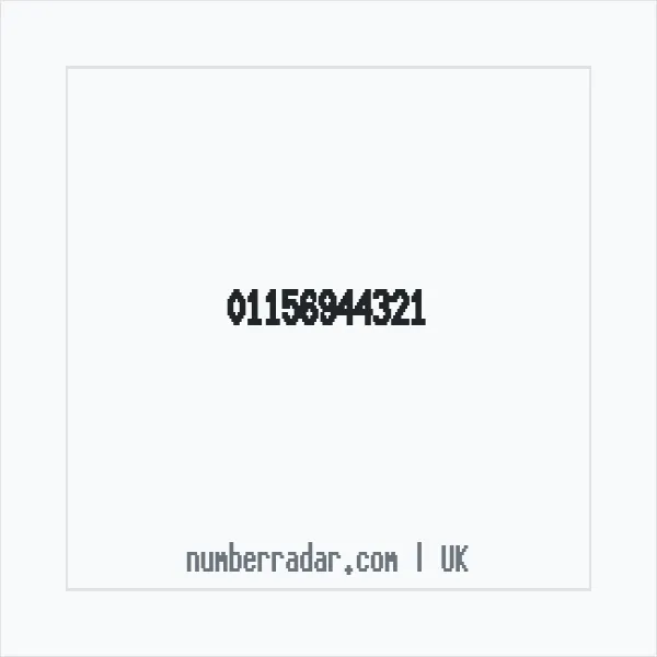 Reverse number check for +44 115 694 4321 — who called me?