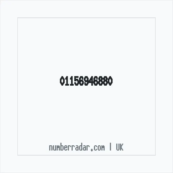 Reverse number check for +44 115 694 6880 — who called me?