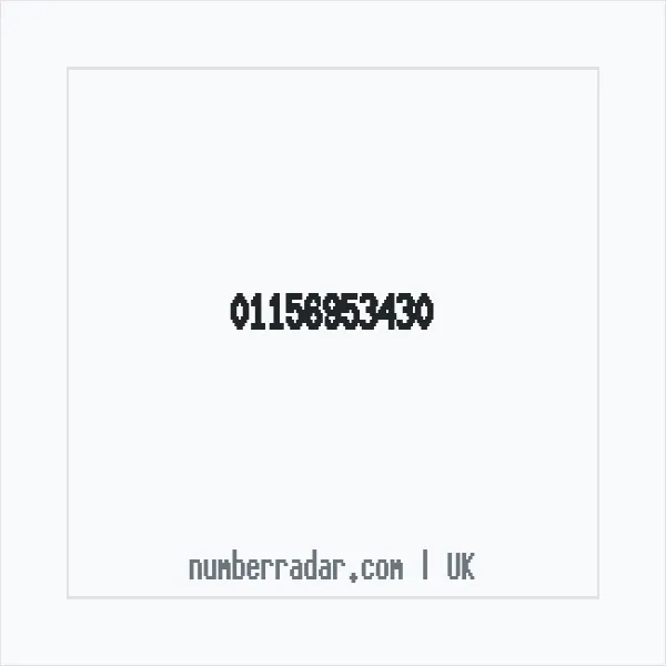 Reverse number check for +44 115 695 3430 — who called me?