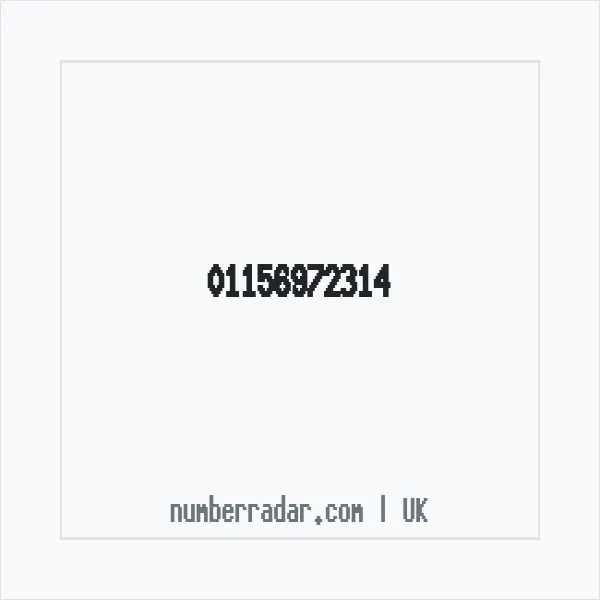 Reverse number check for +44 115 697 2314 — who called me?