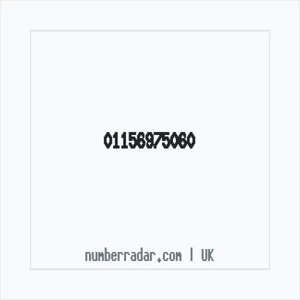 Reverse number check for +44 115 697 5060 — who called me?