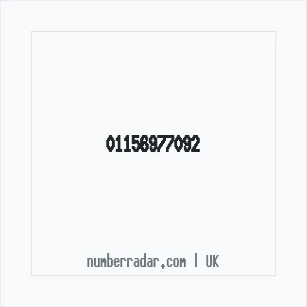 Reverse number check for +44 115 697 7092 — who called me?