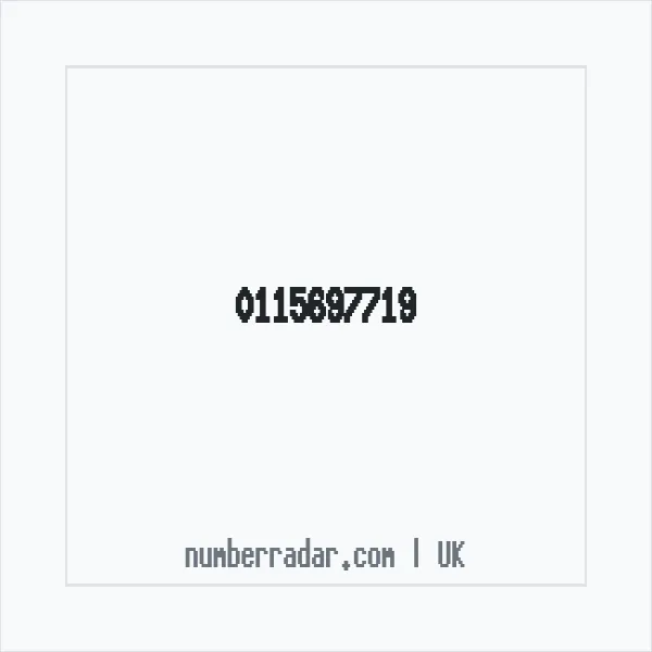 Reverse number check for +44 115697719 — who called me?
