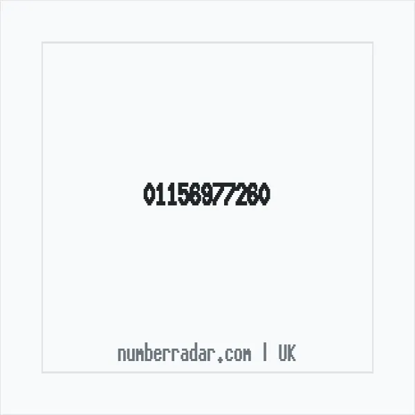 Reverse number check for +44 115 697 7260 — who called me?